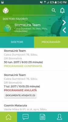 StomaLink android App screenshot 2